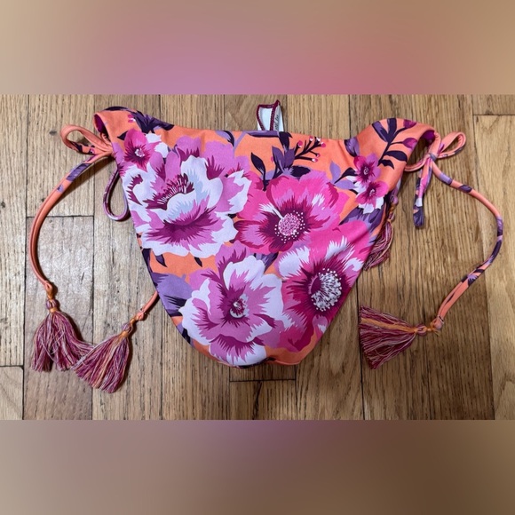 BECCA by Rebecca Virtue in Full Bloom Demi Reversible Tie Bottoms - Picture 6 of 7